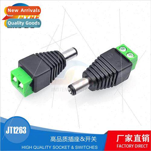 DC power solder-free header male female terminal block round