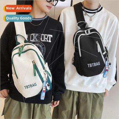new men women students shoulder slanting cross-body bag set