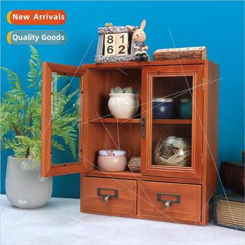 Drawer storage box home bedroom wooden storage cabinet deskt