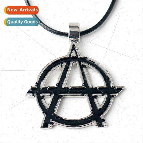 2022 new movie  Avengers A logo necklace skeleton round pend