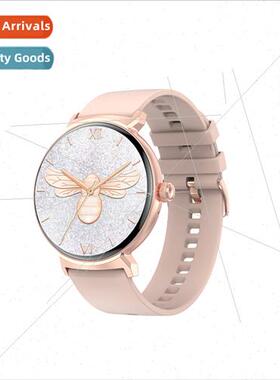 Fashion new round screen sports watch bluetooth music playba
