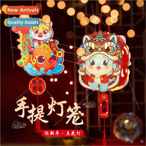 2024 Dragon New Year New Year Lantern Handheld Lanterns Chil