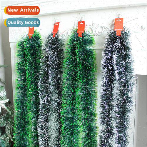 Christmas dark green whe edge wool stripes decoration colorf