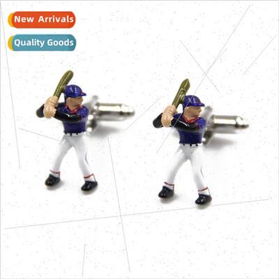 Baseball athlete styling cufflinks upscale business casual m