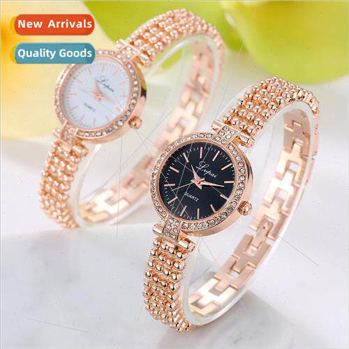 inslvpai brquartz bracelet watch diamonds dress women alloy