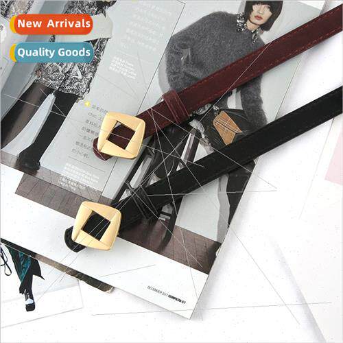 New diamond-shaped buckle waist seal senior belt su jacket t