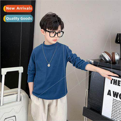 2023 Autumn Winter new children cashmere mid-collar bottomin
