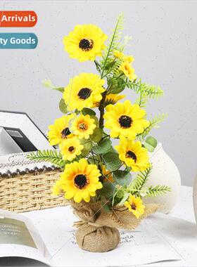 Home Garden sunflower simulation mini Christmas e living roo