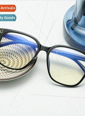 -retained  Vegetarian Goddess Korean retro black frame plano