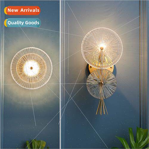 -modern light luxury atmosphere living room background wall
