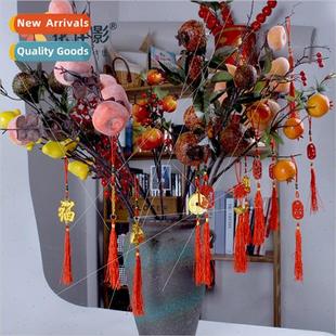 Flower Bucket Fortune nar Yuanbao Year Fru Bonsa New