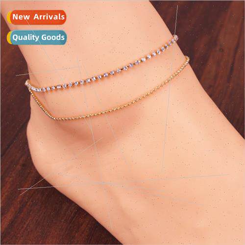 Europe New Fashion Women Ankle Jewelry Micro-set Shiny Diamo