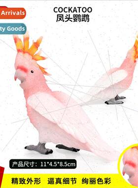 Children animal world bird model cockatoo decorative ornamen