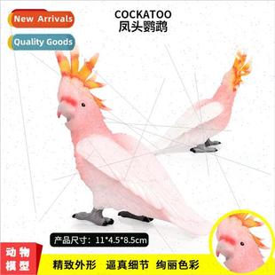 bird world model cockatoo ornamen Children decorative animal