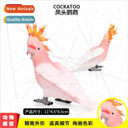 Children animal world bird model cockatoo decorative ornamen