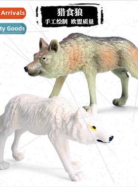 Children toys wildlife static model wolf est animal wolf pre