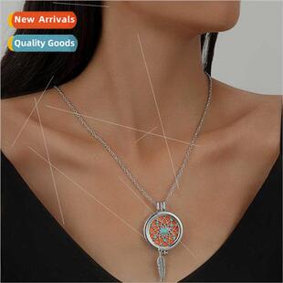 Jewelry necklace essential oil diffuser aromatherapy necklac