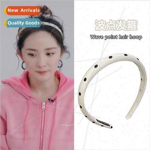 bands thin edge Polka outside hair compression wear dot