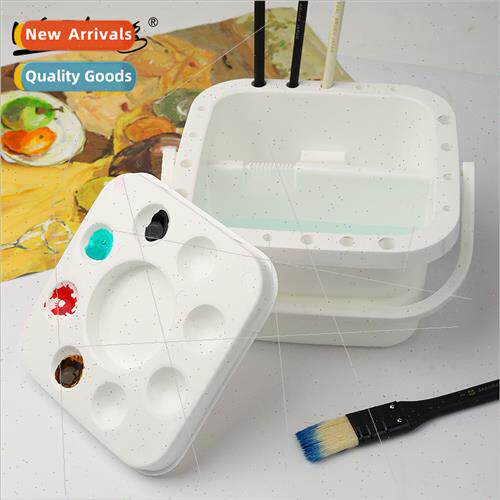 Five-in-one brush wash bucket watercolor bucket art pigment