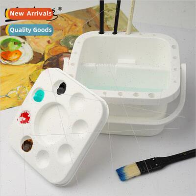 Five-in-one brush wash bucket watercolor bucket art pigment