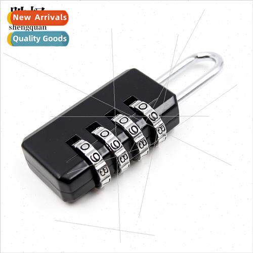 Long zinc alloy four-dig combination lock closet gym combina