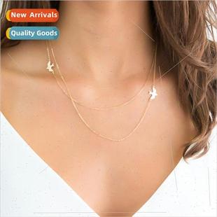 Trend Necklace Peace Fashion Bird Women Metal Europe mple