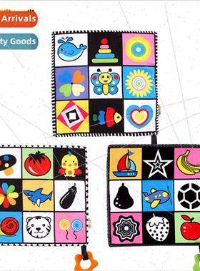 New baby soothing square towel wh teething gum ringing paper