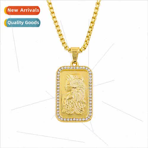 Europe new hiphop hip hop rectangular character head long pe