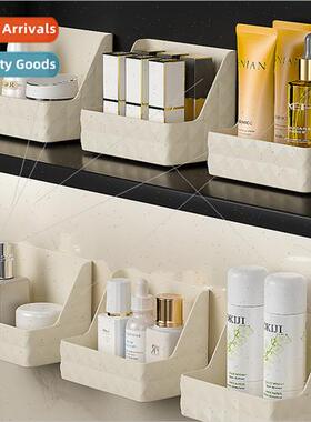 Cream wind mirror cabinet organizer bathroom vany cosmetic s