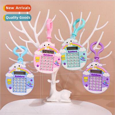Small gift key chain multifunctional mini calculator pendant