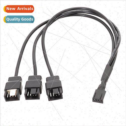 New Fan Cable Injection molded Pluggable 3pin/4pin One to Th