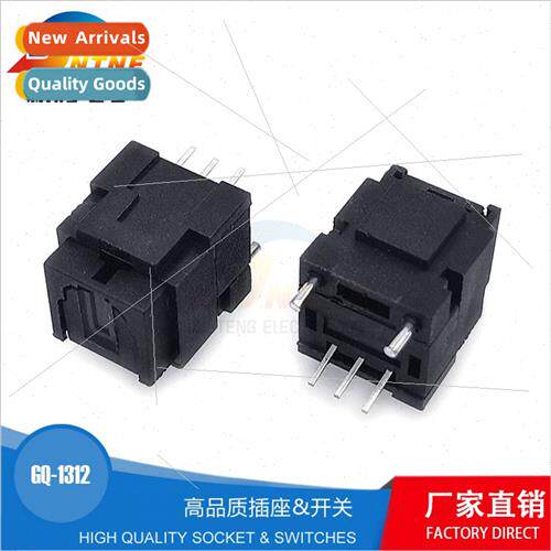 Fiber optic female chassis connector socket mesh outlet sock