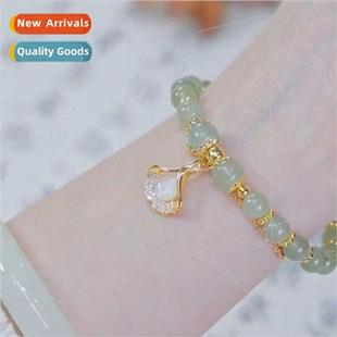 Apricot Bracelet Layered ves Stack Double che Three Women