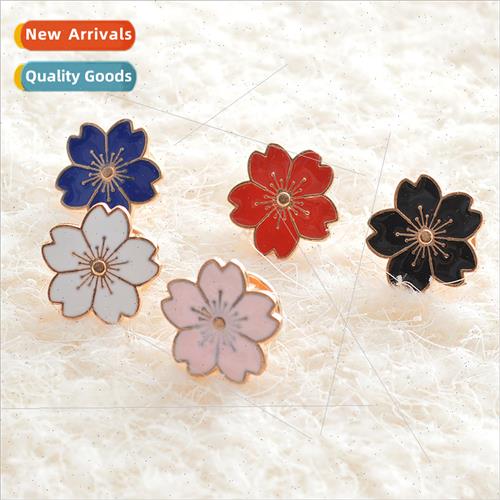 Japan cute metal badge oil drop brooch girl JK unim pin cute