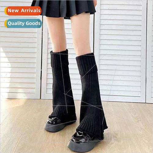 New flared leggings design whe sweet cool knted mid-calf soc