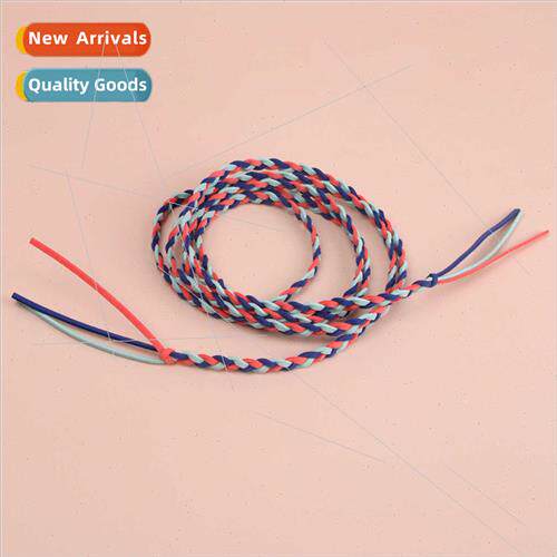Korean summer new colorful braided thin belt female casual s