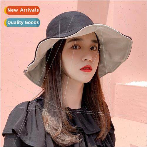 Fisherman hat female Japan Korean hundred double-sided hat f