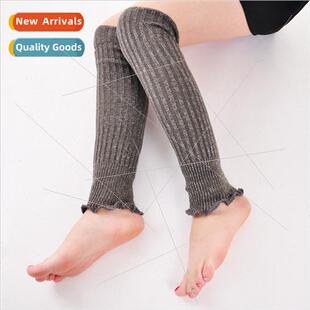 New Autumn Winter Sockliner Women 2x2 lver lk Knee Leg Warme