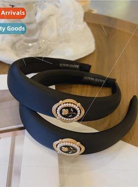 Retro fall winter new  Chinese  Xiang pearl rose alloy hairp