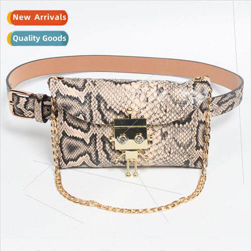 Snake Women Belt Waist Bag Slim Belt Chain Waist Bag Belt Ma