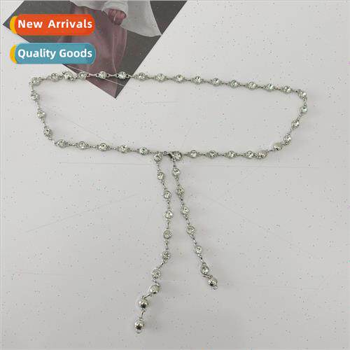 Hundreds dress Korean iron chain inlaid brick waist chain sk