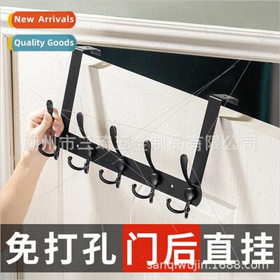 Removable -perated stainless steel door hooks door back blac