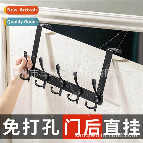Removable -perated stainless steel door hooks door back blac