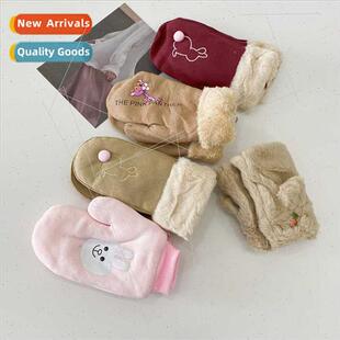 fall winter students warm gloves Shi long paragraph versatil