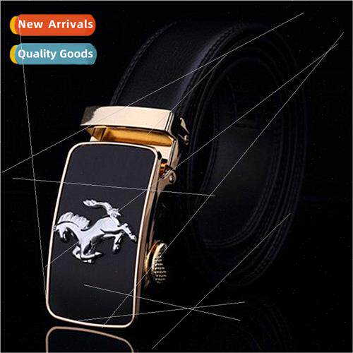 Men dragon belt automatic buckle belt youth zinc alloy busin
