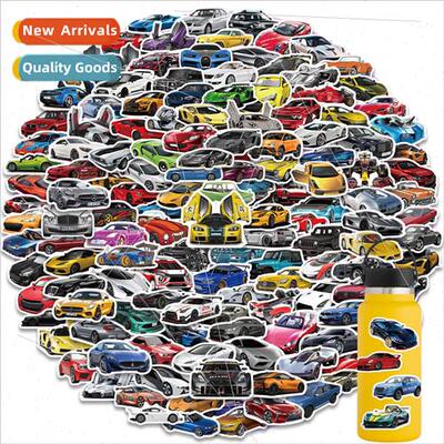 150 pcs of racing car stickers cartoon car supercar personal