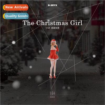 1:64 Christmas villain miniature model resin stable toys orn