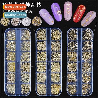 Japanese star moon manicure alloy jewelry metal frame shaped