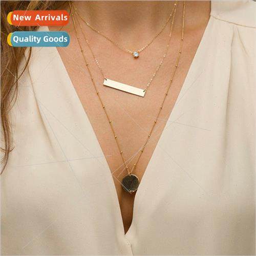 Europe retro fashion nd accessories women simple multi-layer