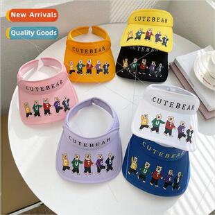 sun shading tongue hat duck summer top Children hollow